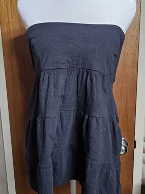 torrid Black Smocked Tube Top